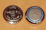 Mercury oxyde battery type 625PX