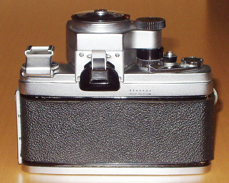 Konica FP - Back view with Konica Light Meter