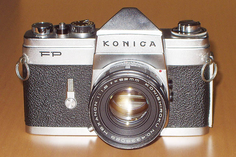 Konica FP chrome - front view