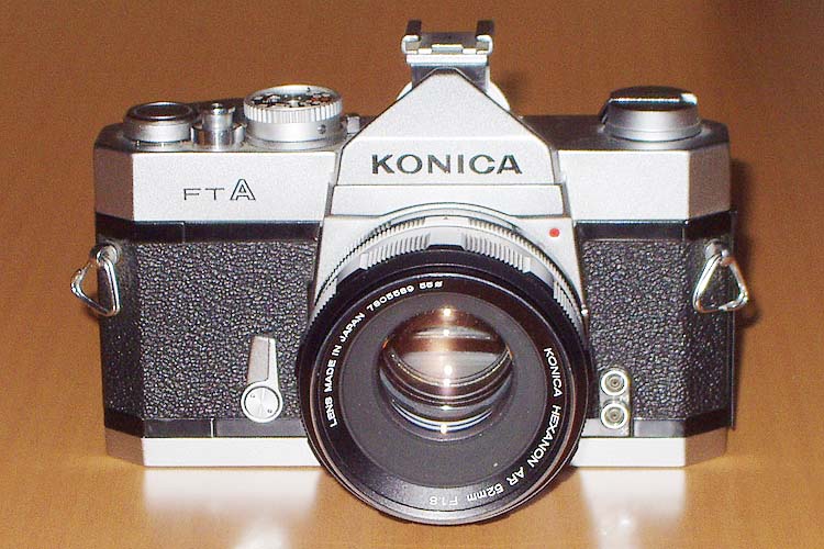 Konica FTA (Japanese version of Konica Autoreflex T) - front view