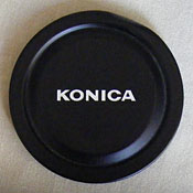 Metal front cap Konica Hexanon AR 135 mm / F2.5