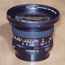 Konica Hexanon AR 21 mm / F4 rubber focusing ring