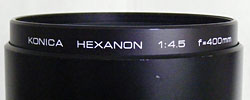 Konica Hexanon 400 mm / F4.5