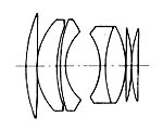 Lens diagram Hexanon AR 57 mm / F1.2