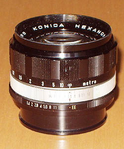 Konica Hexanon 57 mm / 1:1.4 version for Konica Auto-Reflex