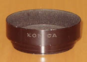 Lens hood Konica Hexanon 57 mm / 1:1.4