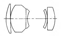 Lens diagram Hexanon AR 100 mm / F2.8