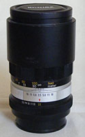 Konica Hexanon 135 mm / 1:3.5 with hood and cap
