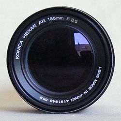 Konica Hexar AR 135 mm / F3.5 front view