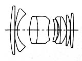 Lens diagram Hexanon / Hexanon AR 35 mm / F2