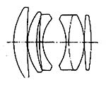 Lens diagram Hexanon AR 50 mm / F1.8