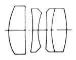 Lens diagram Macro-Hexanon 55 mm / F3.5