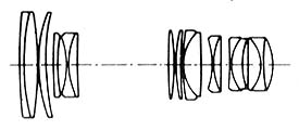 Lens diagram Zoom-Hexanon AR 80-200 mm / F3.5