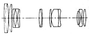 Lens diagram UC Zoom-Hexanon AR 80-200 mm / F4