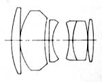 Lens diagram Hexanon AR 85 mm / F1.8